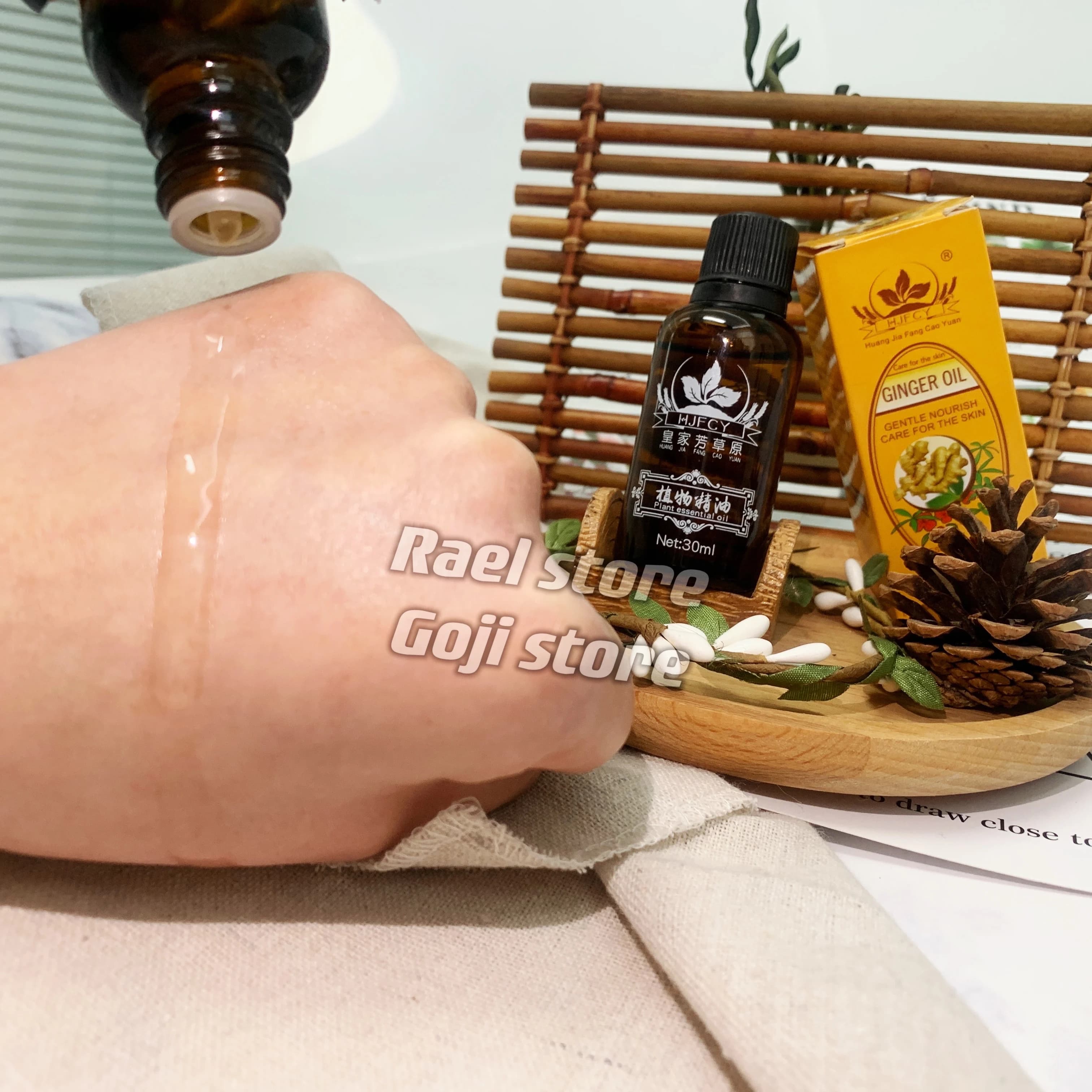 Huile essentielle de gingembre pour Massage corporel