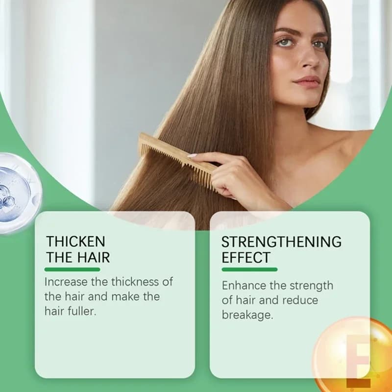 Shampooing Épaississant au Romarin : Contrôle du Sébum, Volume Accru, Renforce les Cheveux, Réduit la Casse, Nourrissant et Réparateur