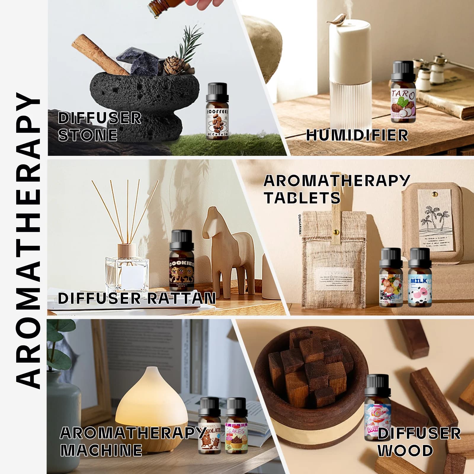 Huiles essentielles au chocolat, 10ml, huiles d'aromathérapie, parfum sucré, cadeaux amusants pour femmes