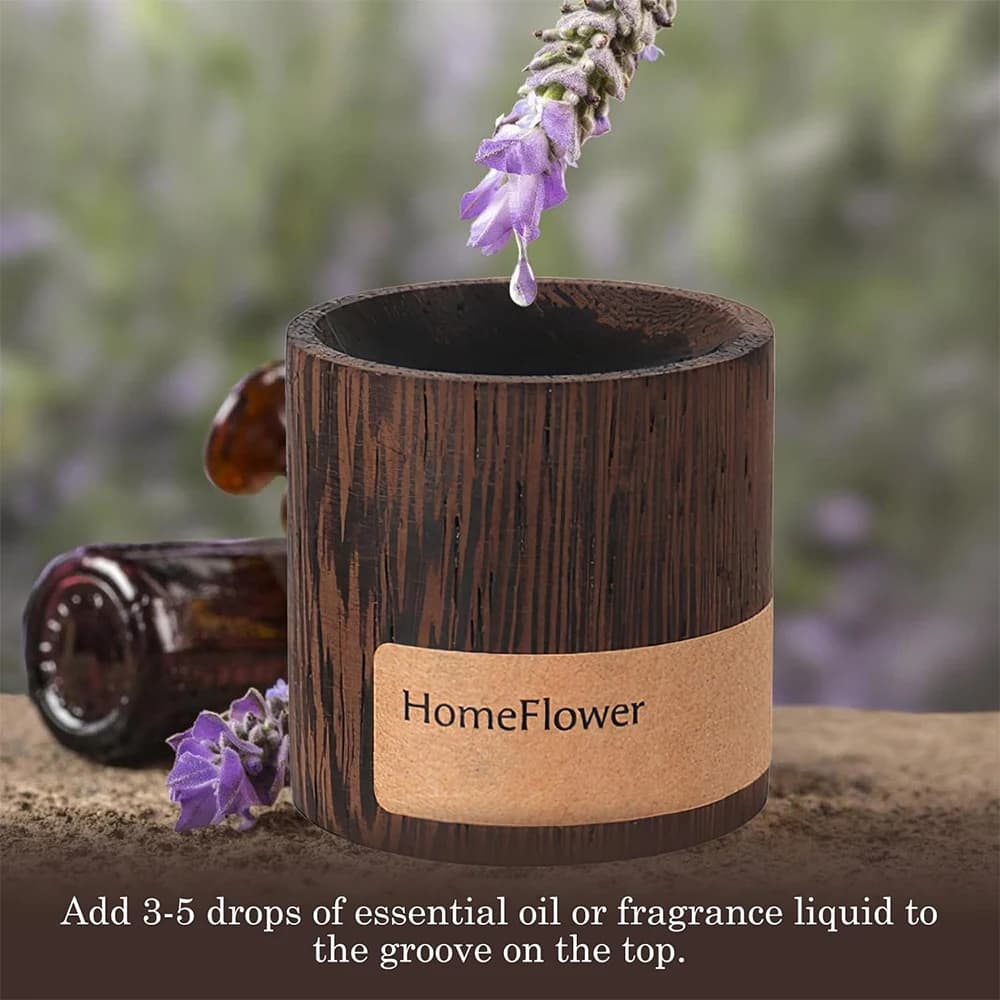 Diffuseur d'huiles essentielles en bois de noyer noir