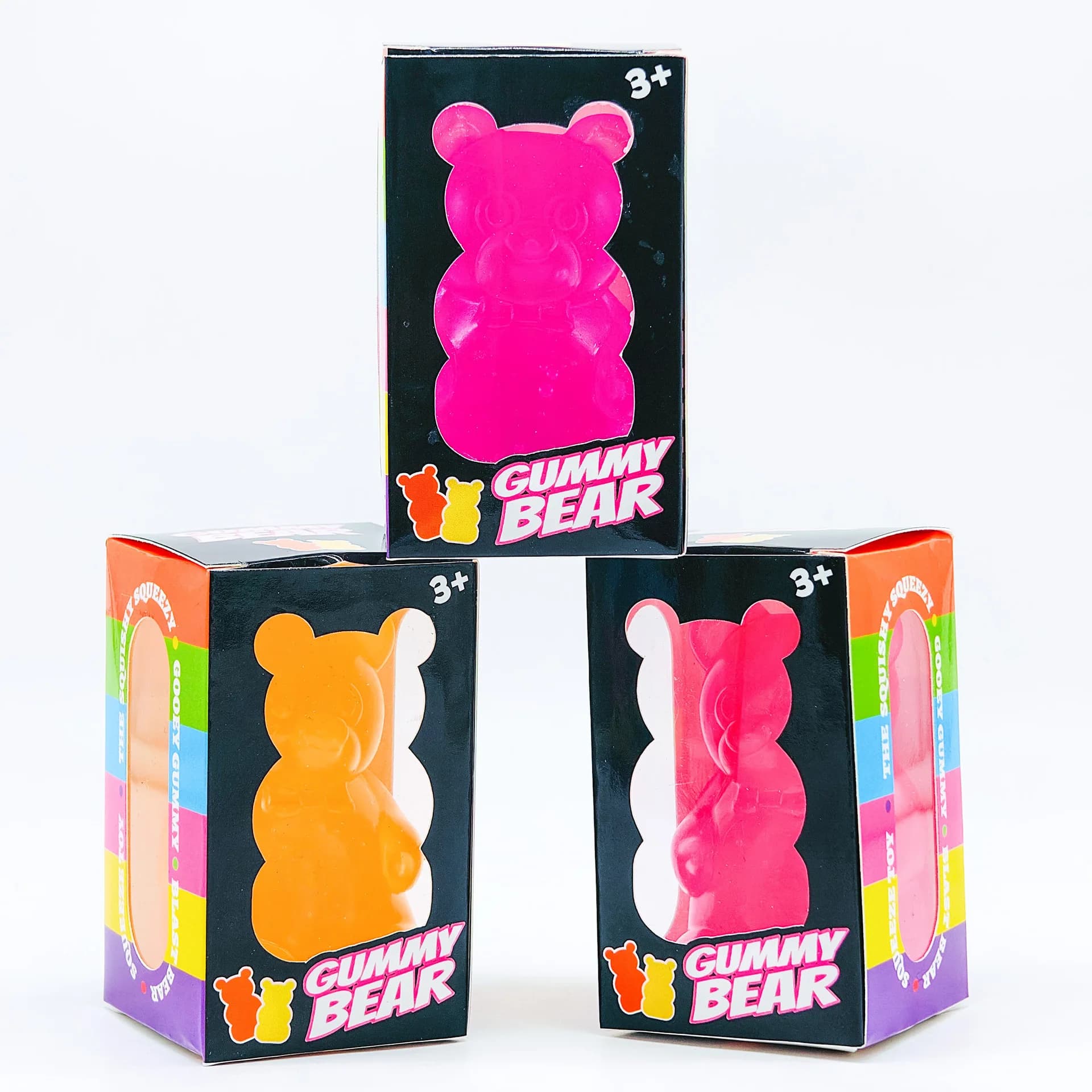 Jouet sensoriel anti-stress Gummy Bear, jouet à presser pour soulager l'anxiété, pour adultes atteints de TDAH
