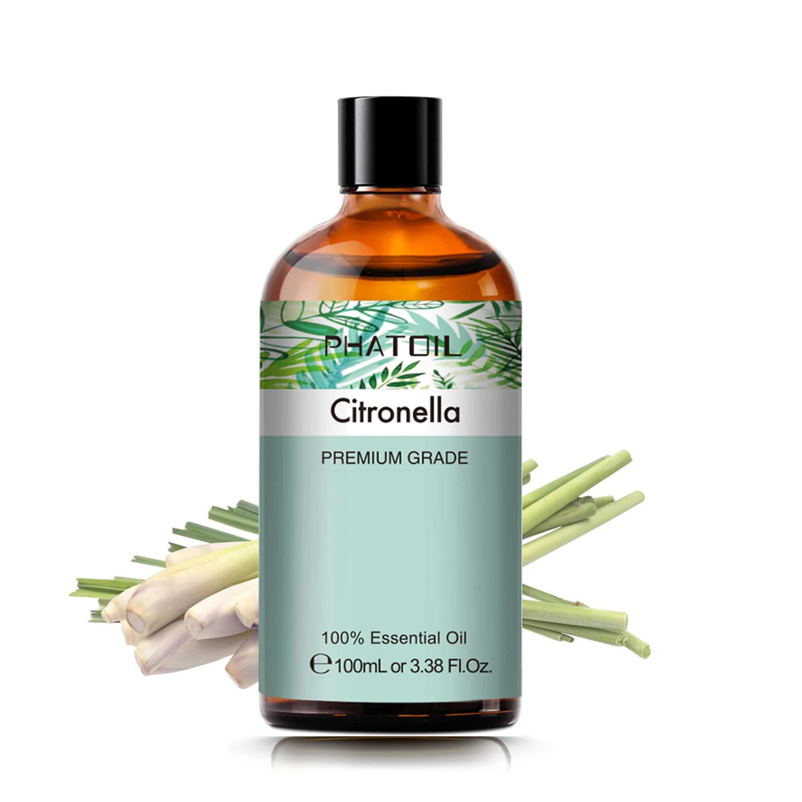 Diffuseur d'huile essentielle de citronnelle, 100ml, lavande naturelle Pure, Eucalyptus, vanille, menthe poivrée, basilic, arbre à thé, cravaux, huile aromatique