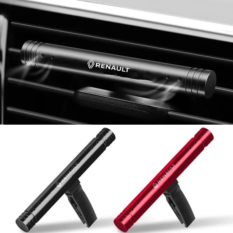 Diffuseur de parfum automobile personnalisé, clip de fixation pour grille d'aération, pour Renault Clio, Megane, Captur, Master, Logan, Kangoo, Trafic, Sport