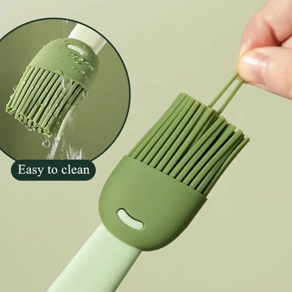 Brosse à huile en silicone de qualité alimentaire, outil de cuisson de cuisine, outils de cuisson portables, non pelucheux, degré de température, pratique