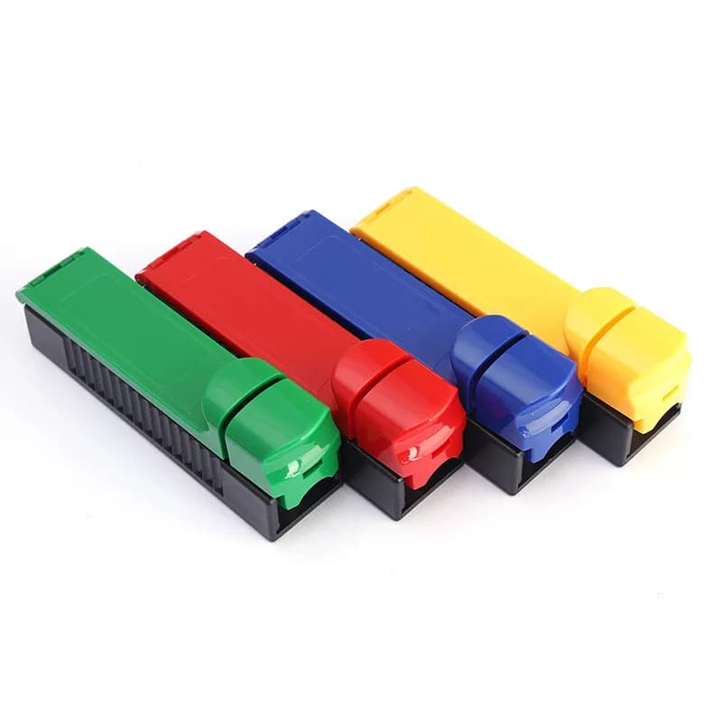 Filtre à fumée multi documents, côtes en plastique, tabac à fumer, rempli à la main, cadeau pour hommes, machine à rouler, accessoires de fumée, 8mm