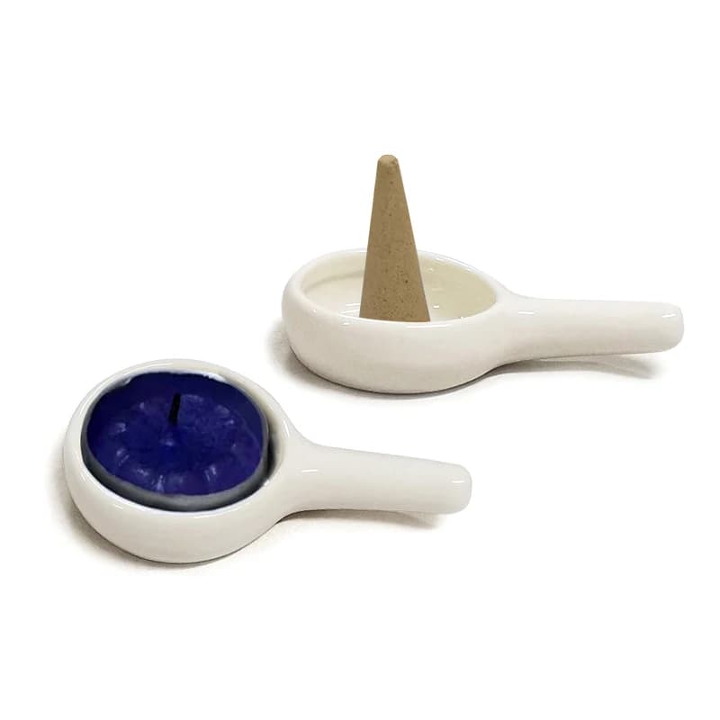 Bougeoir en céramique pour la décoration de la maison, avertir la fonte, Eva à huile, diffuseur de parfum, four d'aromathérapie, ci-après, chandelier