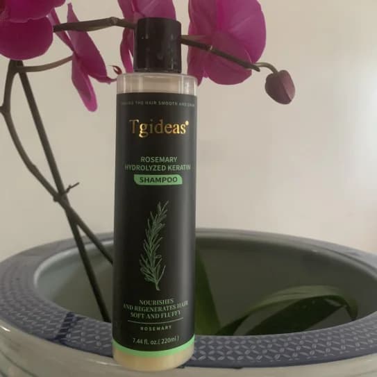 Shampooing bio à la rosemary Tgideas, kératine hydrolysée, nourrit le cuir chevelu, réduit la chute des cheveux, shampooing unisexe pour cheveux secs et fragiles