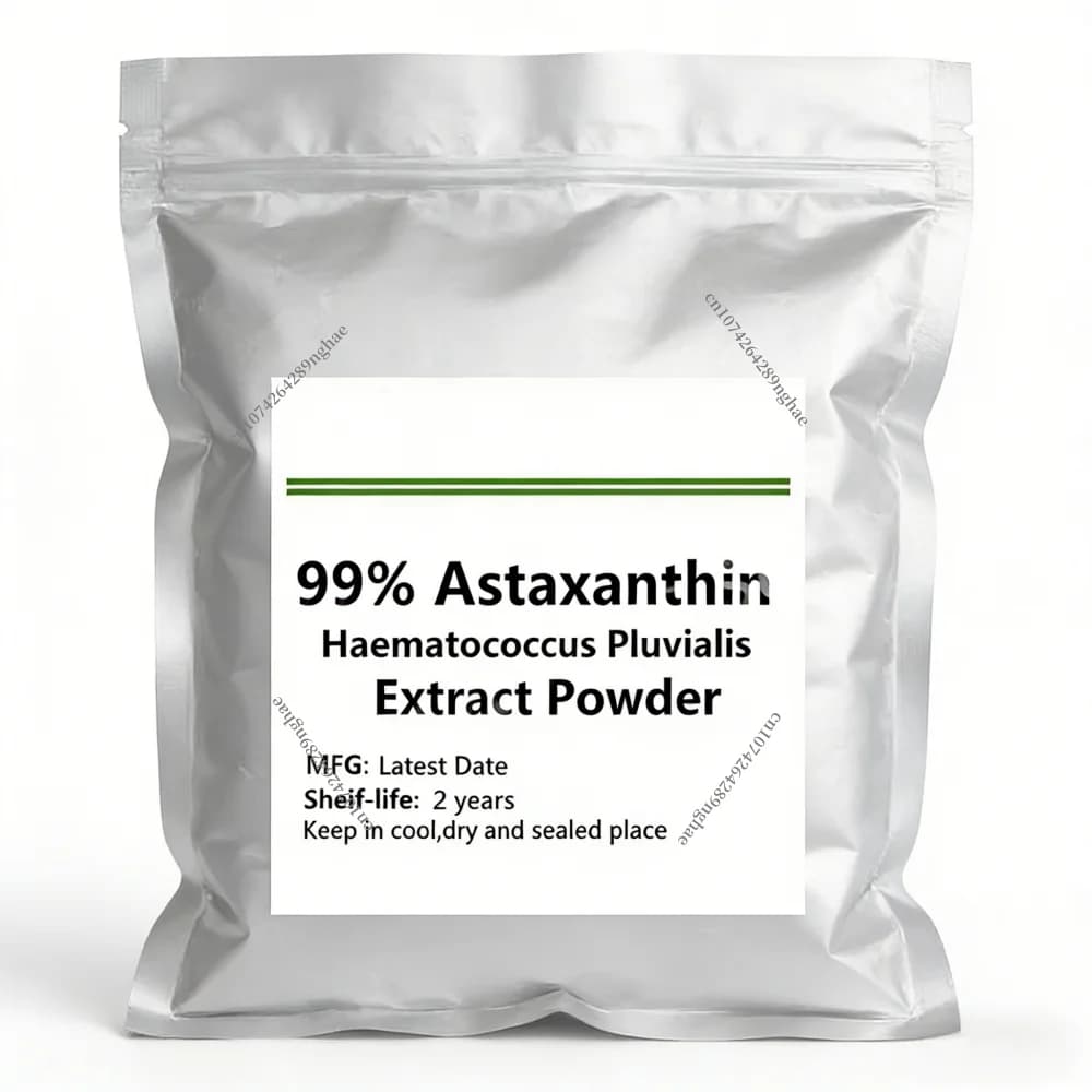 Poudre d'astaxanthine de qualité supérieure à 99 % : le sauveur ultime pour la peau, anti-oxydant, utilisant la puissance de la nature pour combattre le vieillissement