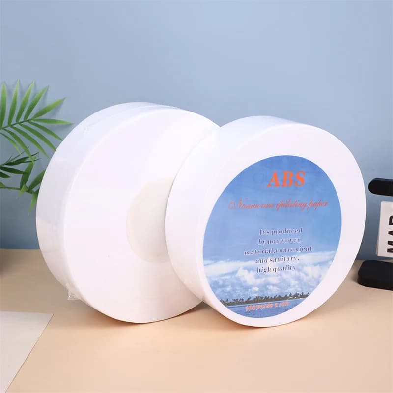 1 rouleau 50m 100m bandes de cire non tissées pour épilation corps tissu cheveux enlever cire rouleaux de papier épilation épilateur de haute qualité