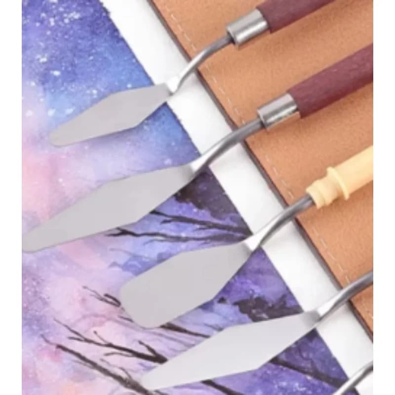 Ensemble de spatules en acier inoxydable - Outils pour crème au beurre