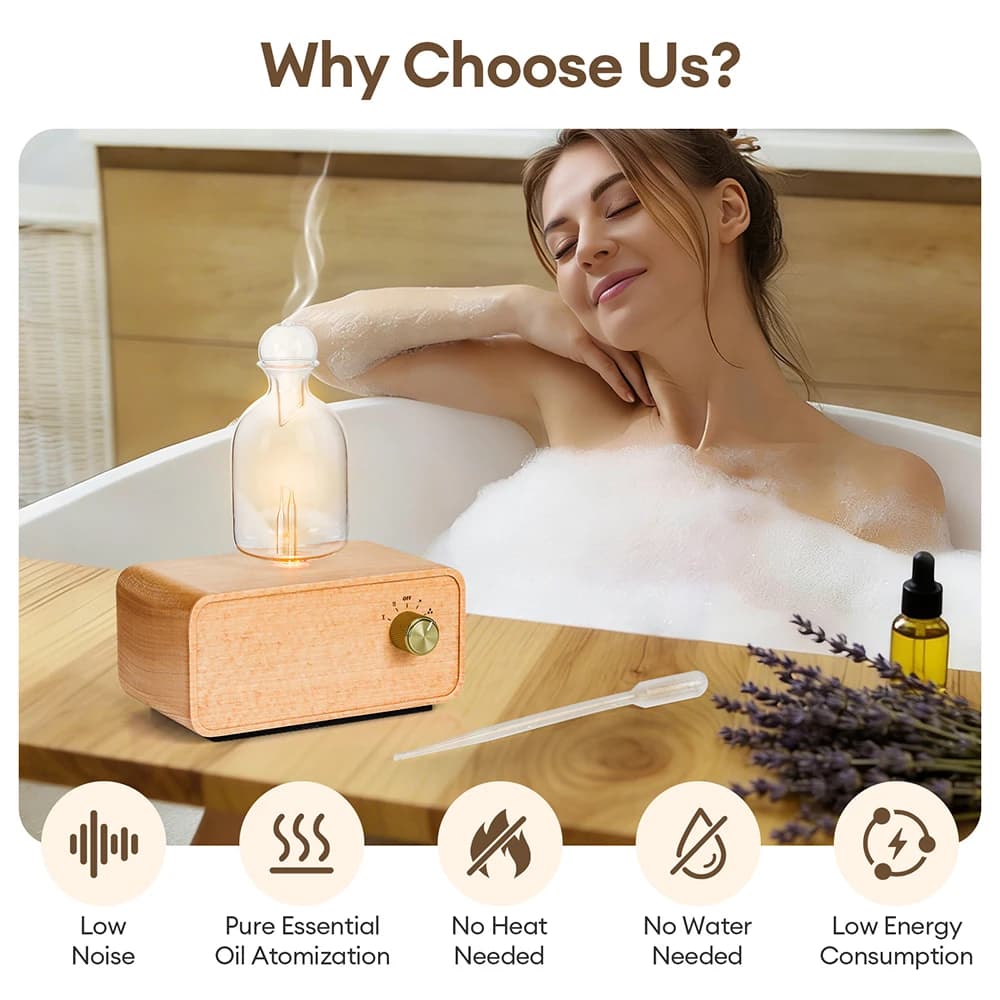 Diffuseur d'huiles essentielles sans eau