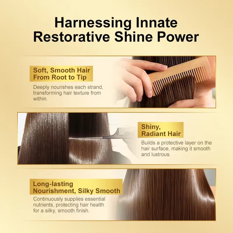 PURC – huile d'argan marocaine nourrissante pour cheveux, lissante, brillance, sérum pour cheveux doux, réparation des frisottis endommagés, traitement des cheveux secs, soins capillaires