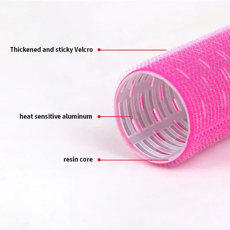 Grands rouleaux à cheveux autocollants pour la coiffure à domicile, rouleaux magiques de coiffage DIY, rouleaux à cheveux pour femmes, outils de beauté