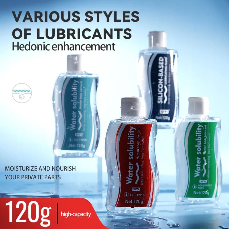 Lubrifiant sexuel à base d'eau 120ml pur naturel adulte