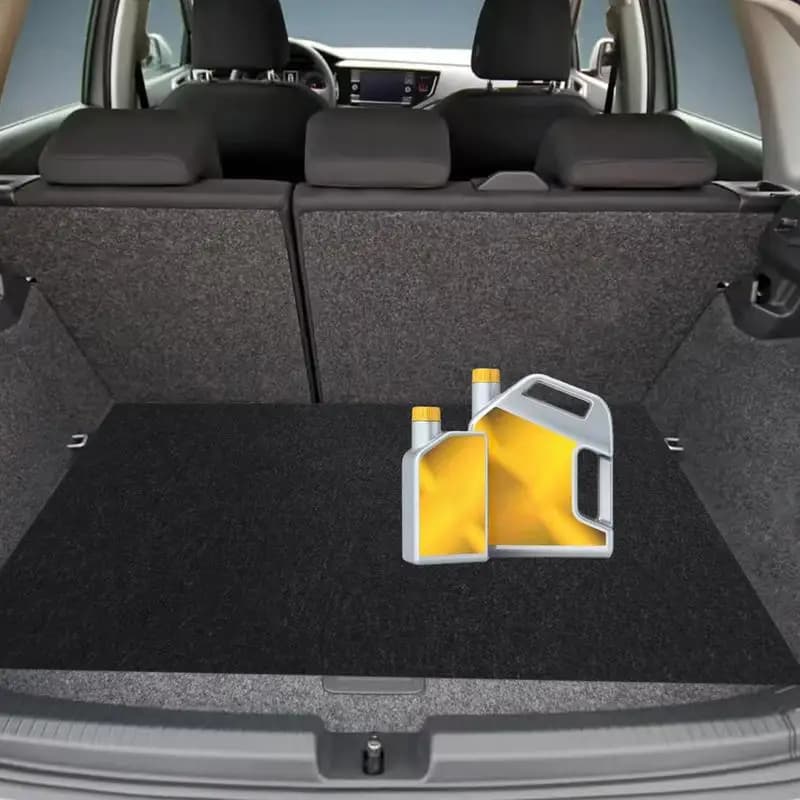 Polymères de protection de sol découpables sous la voiture, déversement d'huile sous la voiture, protection de sol d'allée, tapis lavable absorbant l'huile
