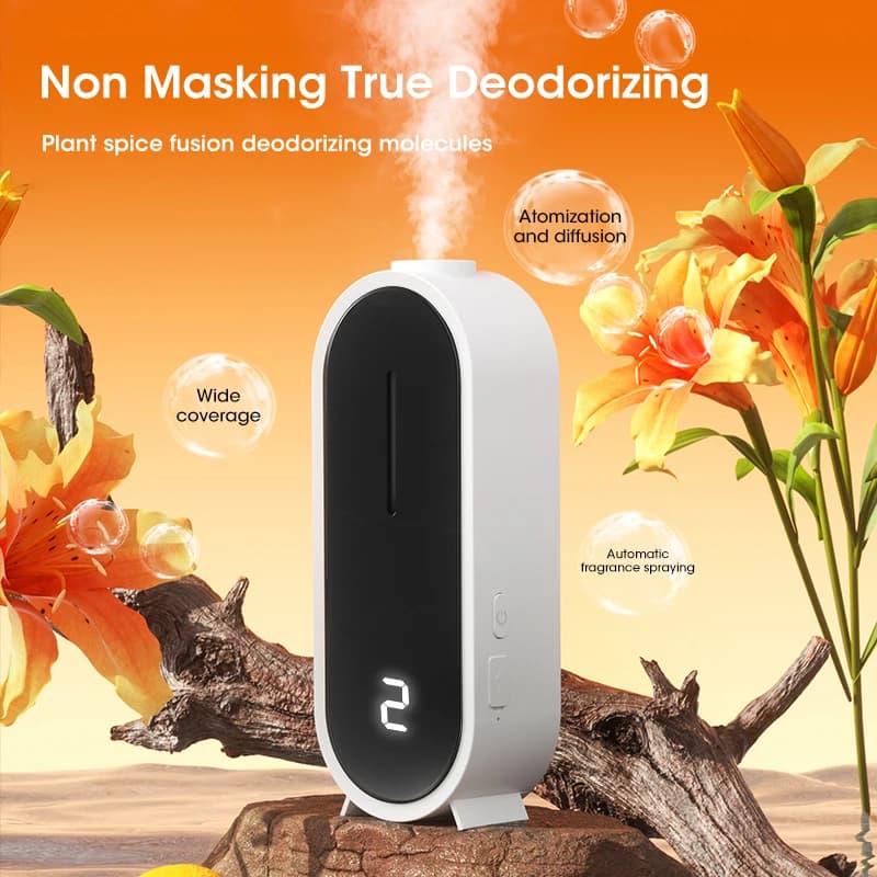 Diffuseur d'huiles essentielles ultrasonique mural portable USB pour la maison, le bureau, la désodorisation et l'aromathérapie