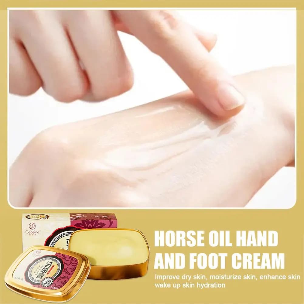 Crème pour les mains et les pieds à l'huile de cheval 80g