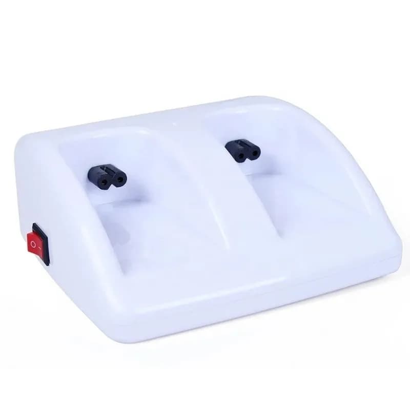 Épilateur électrique double chauffe-cire à prise UE, base de rouleau de cire rechargeable pour épilation, machine dépilatoire