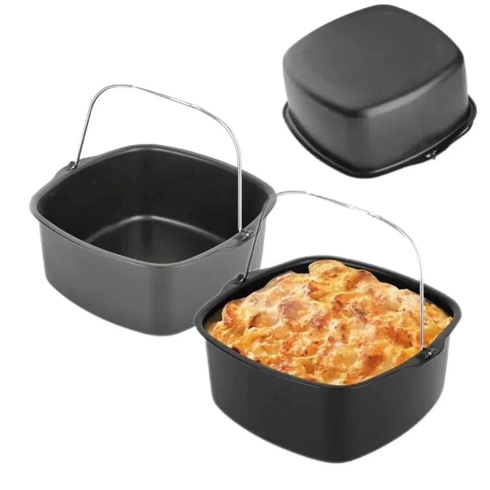 Plateau de cuisson de gâteaux antiadhésif pour friteuse à Air, panier pour plat de cuisson Philips, poêle à Air, accessoires de cuisine, panier de cuisson