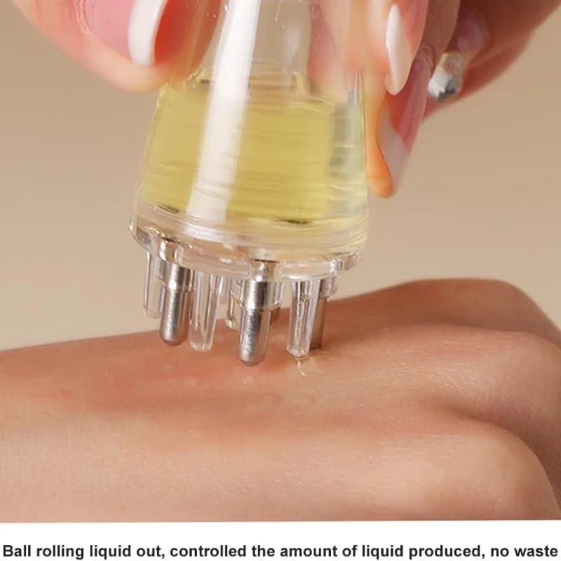 Applicateur de cuir chevelu de 6ml, Mini masseur de tête, brosse à bille, huile essentielle pour la croissance des cheveux, applicateur liquide, peigne de Massage