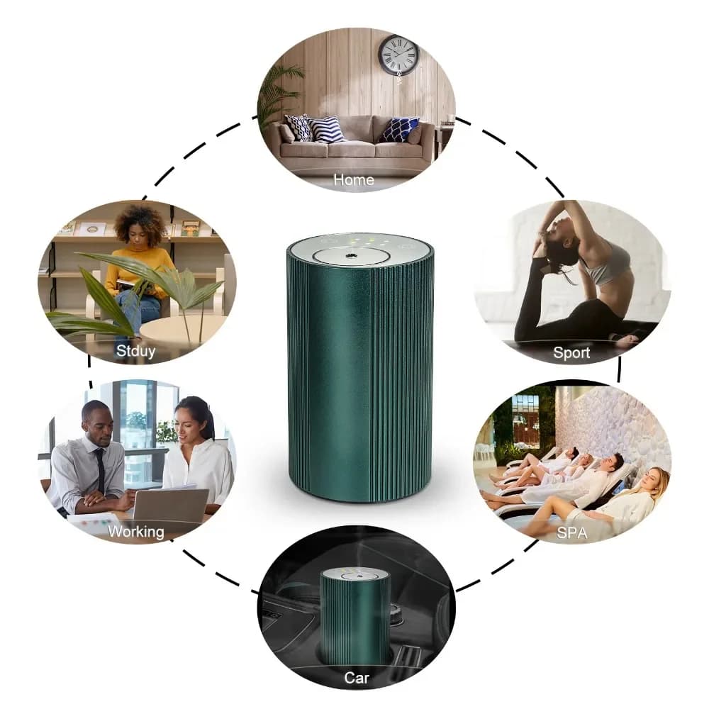 Diffuseur automatique d'arômes pour voiture, désodorisant de voiture, parfum, aromathérapie, diffuseur d'huiles essentielles de salle de spa, machine à parfum électrique