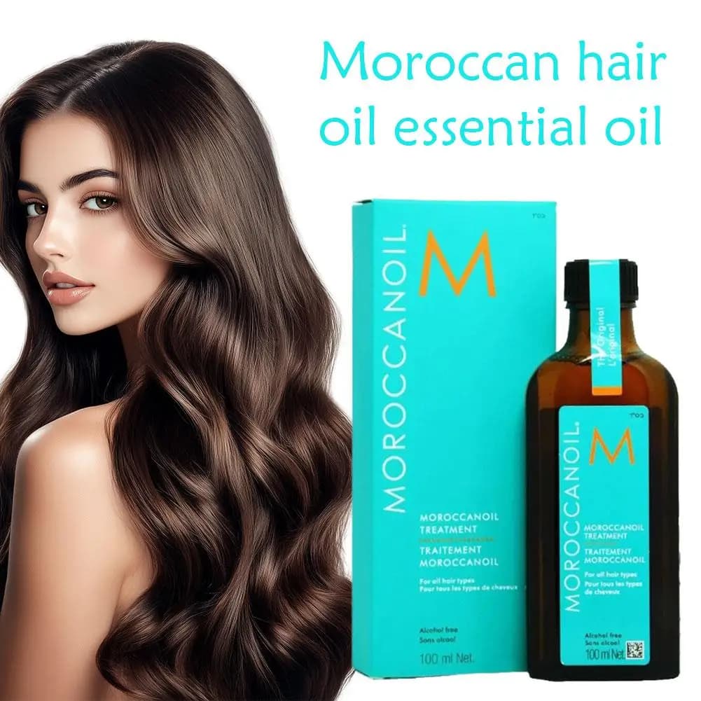 Traitement à l'huile essentielle pour cheveux du Maroc