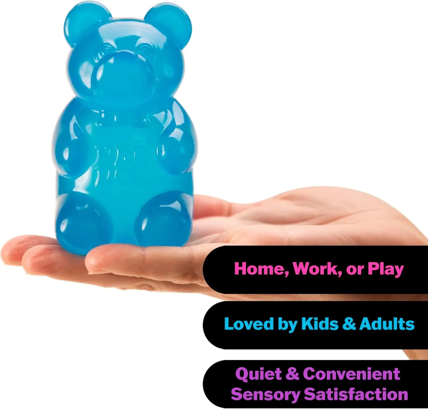 Jouet sensoriel anti-stress Gummy Bear, jouet à presser pour soulager l'anxiété, pour adultes atteints de TDAH