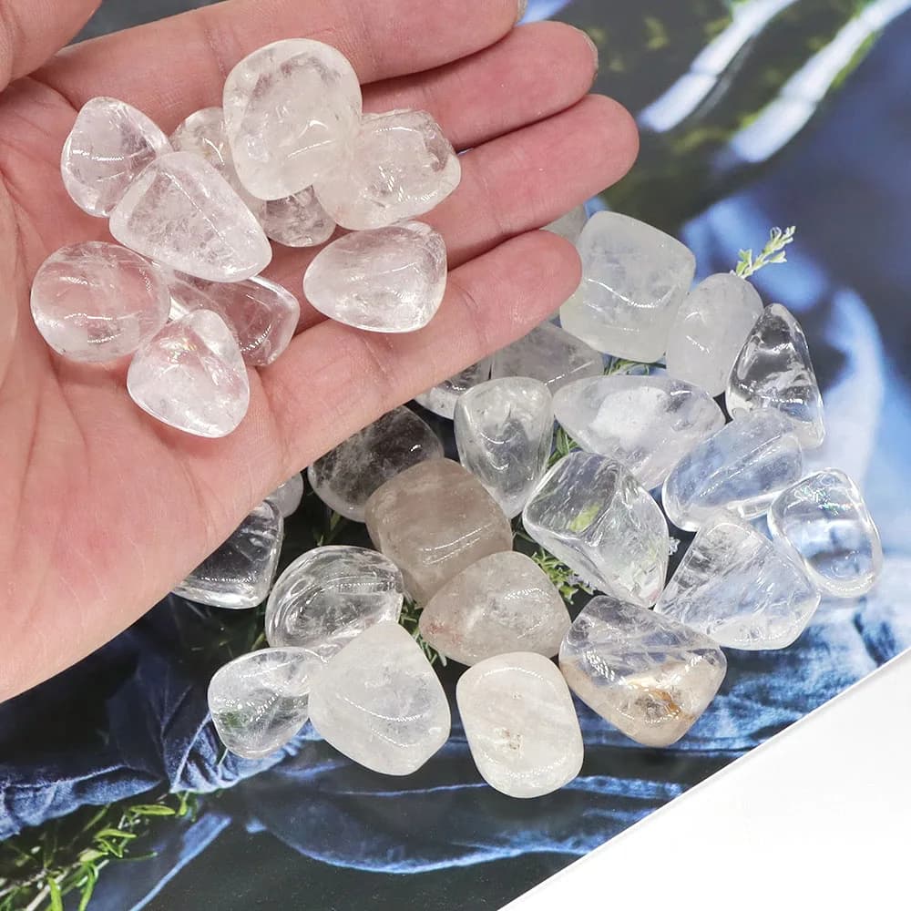 Pierres en Quartz naturel transparent Reiki, cristaux de guérison, gravier énergétique, spécimen de roche irrégulière en vrac, décoration d'aquarium de maison