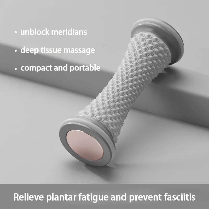 Rouleau de massage des pieds, balle de massage yoga, rouleau pour fascia plantaire, soin de relaxation musculaire, rouleaux de massage manuels en plastique pour les pieds