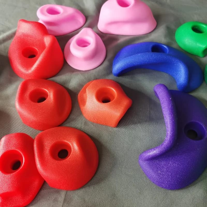 30 pièces/ensemble d'escalade tients bois mur escalade pierres jouets enfants aire de jeux jeu main pieds tenir poignée Kit extérieur intérieur jeu