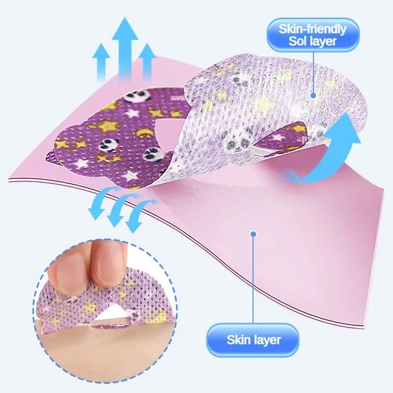 Autocollants Anti-ronflement pour enfants et adultes, 30 pièces, sommeil nocturne, lèvre, nez, amélioration de la respiration, Patch correcteur de bouche, bande d'orthèse