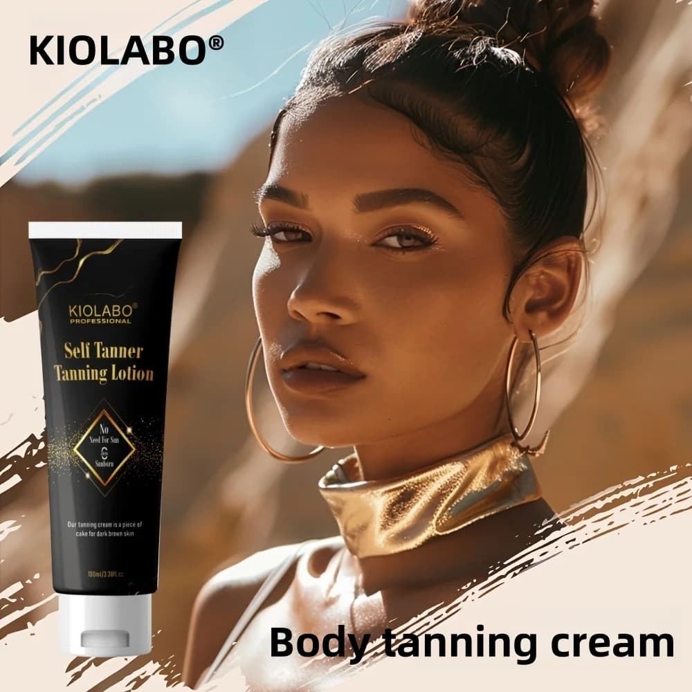 Baume bronzant foncé pour l'été