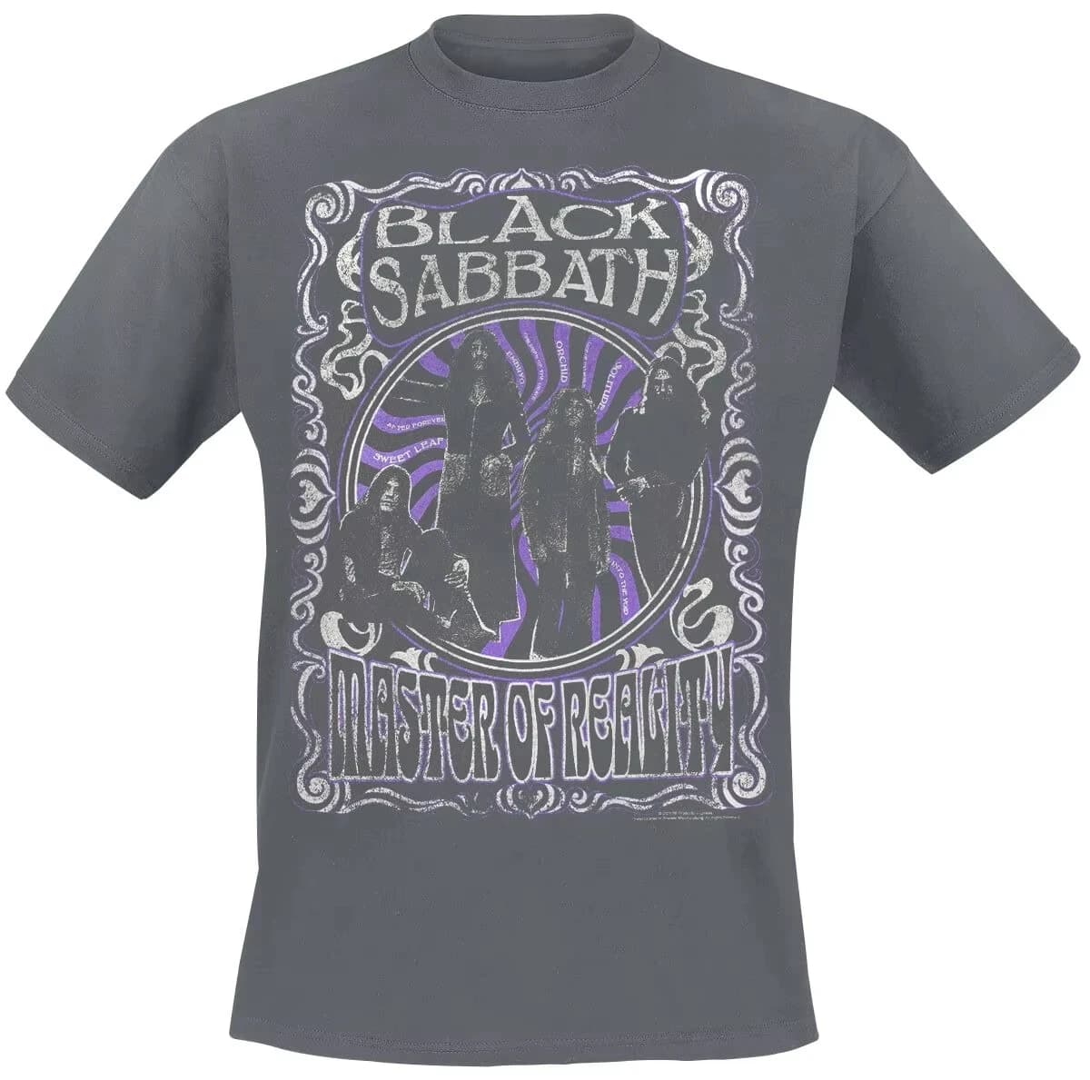 T-Shirt en coton avec image de groupe de musique Dancing Devil Black Sabbath, Streetwear d'été pour hommes et femmes