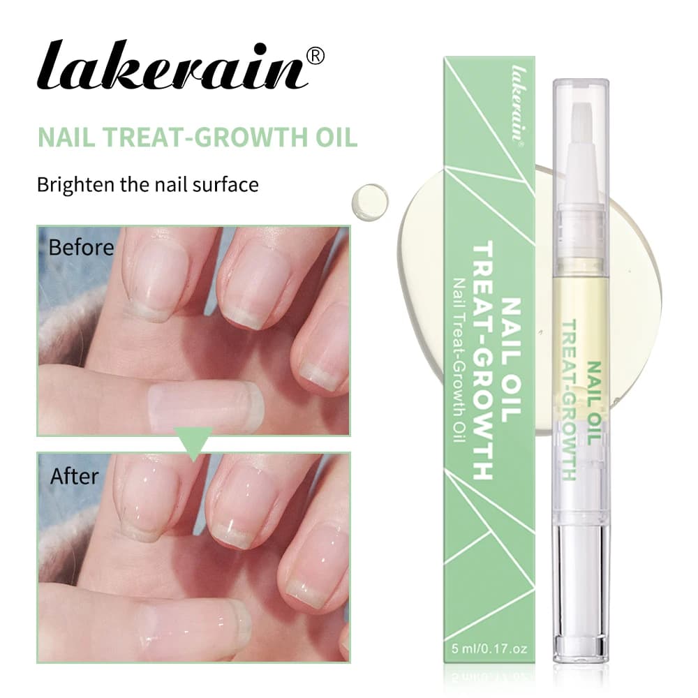 Huile de renforcement pour la croissance des ongles, 5ml, huile saine et forte pour la croissance des ongles, aide à fendre les ongles fins, réparation de manucure, huile pour cuticules