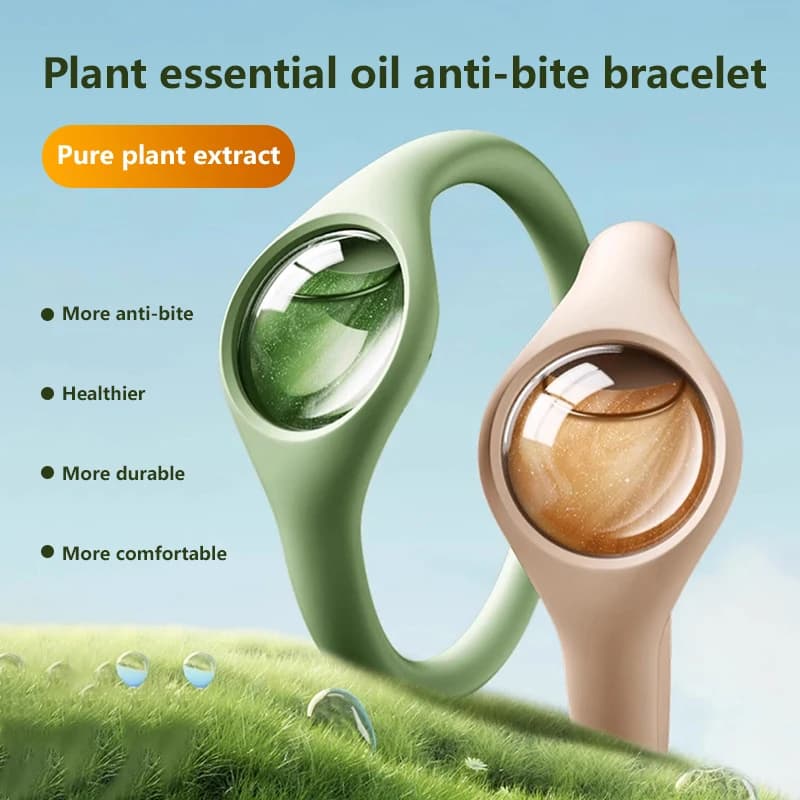 Bracelets répulsifs d'huile de moustique Bracelet anti-morsure de moustiques