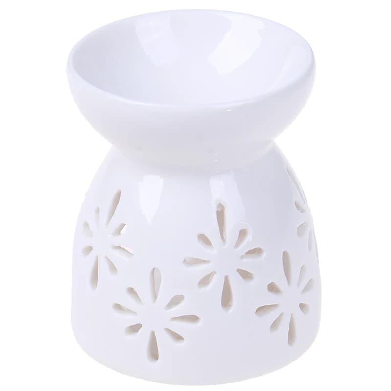 Lampe à huile essentielle en céramique, brûleur d'arôme, bougie d'aromathérapie, porte-parfum