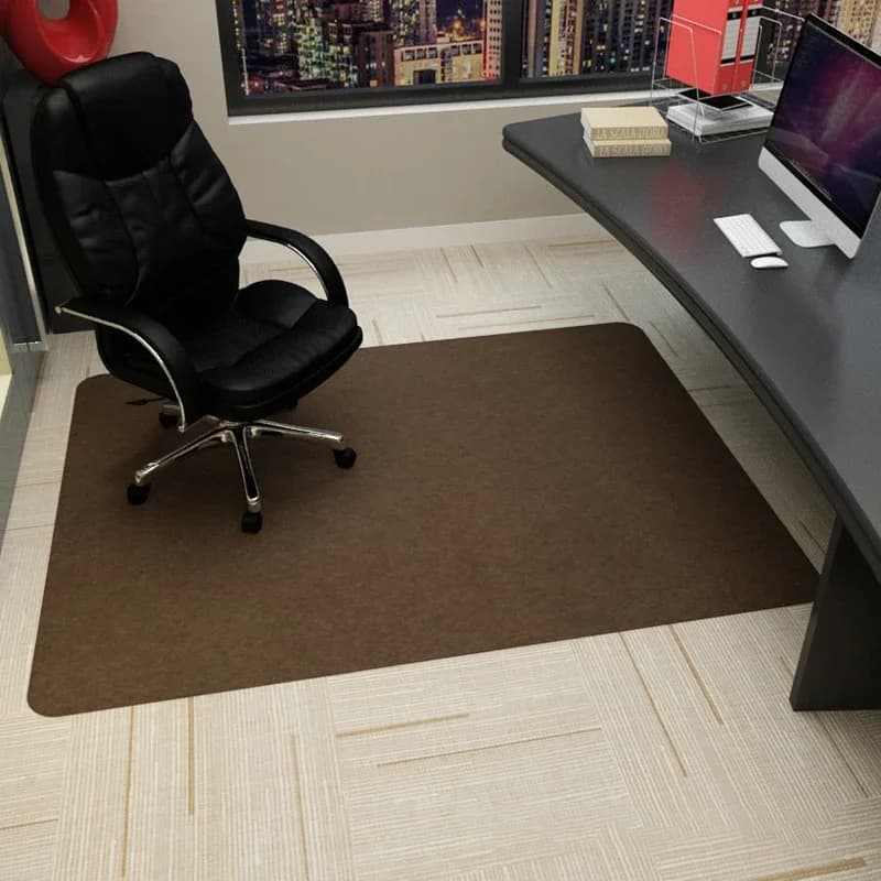 Chaise roulante de bureau en polymère, chaise de jeu d'ordinateur, couleurs, chambre à coucher, salon, tapis de bureau à cussion, 90x120cm