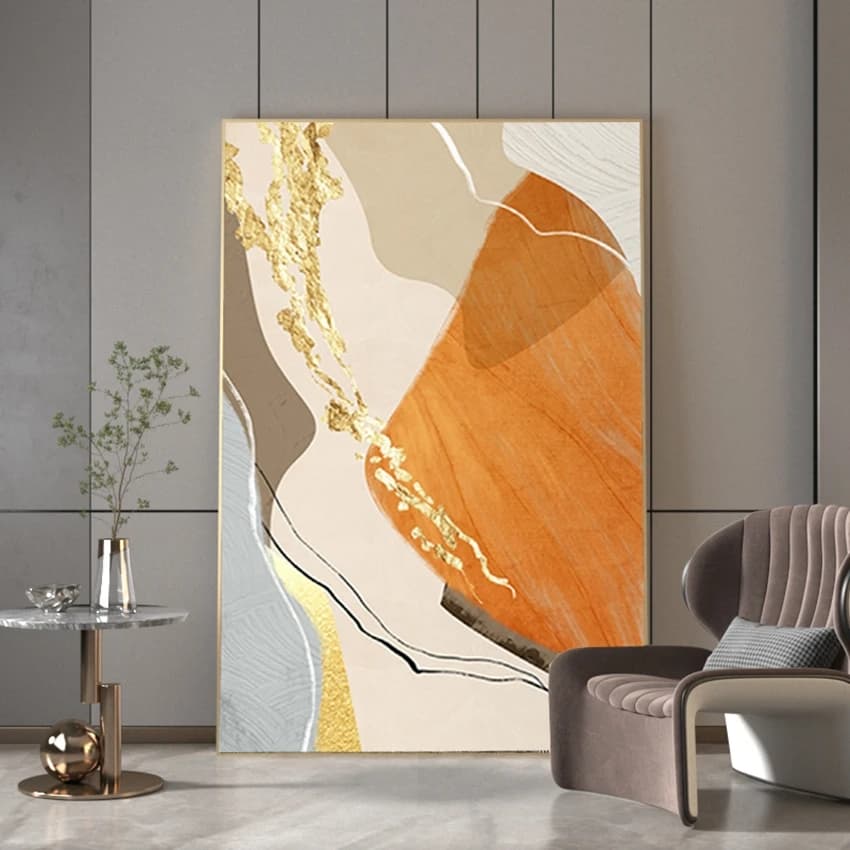 Peinture à l'huile sur toile faite à la main