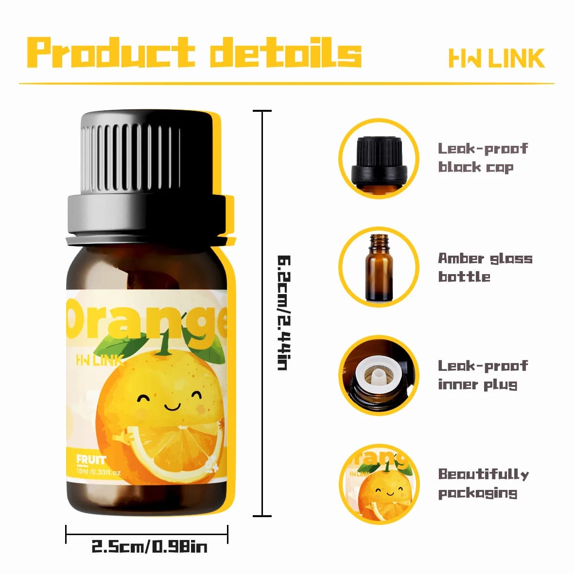 Huiles essentielles Orange 10ml
