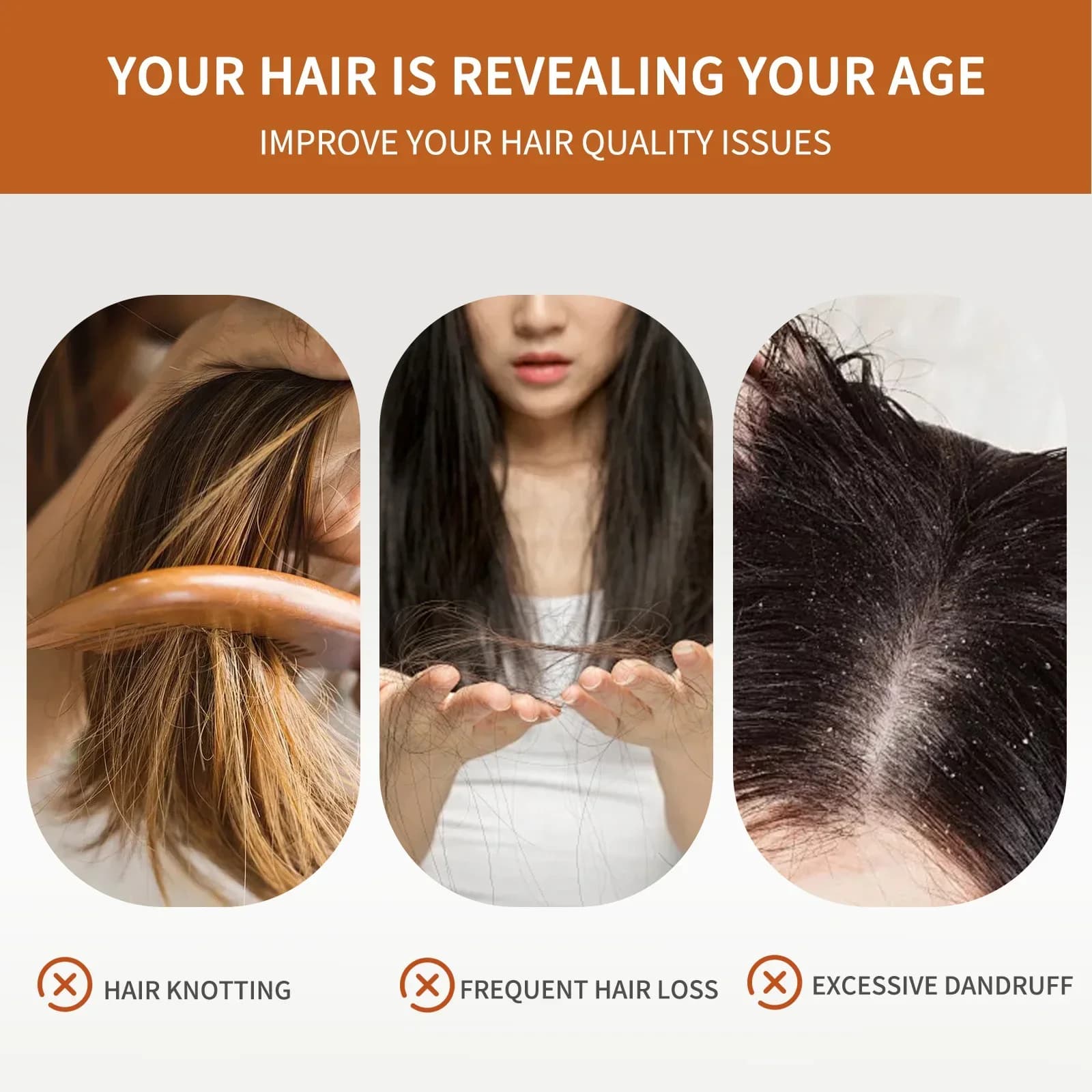 4 barres de shampoing solide anti-chute – Répare les cheveux abîmés