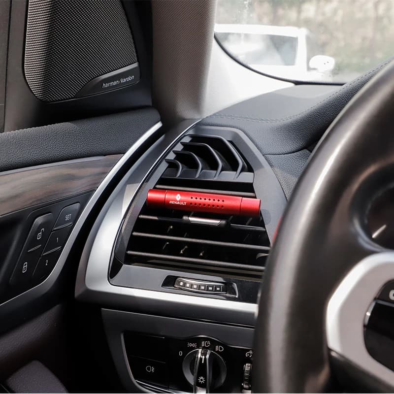 Diffuseur de parfum pour voiture, clip de ventilation, parfum durable pour l'intérieur, pour Renault RS Clio Megane 2 3 4 Captur Trafic Twingo Scenic 2 Kadjar