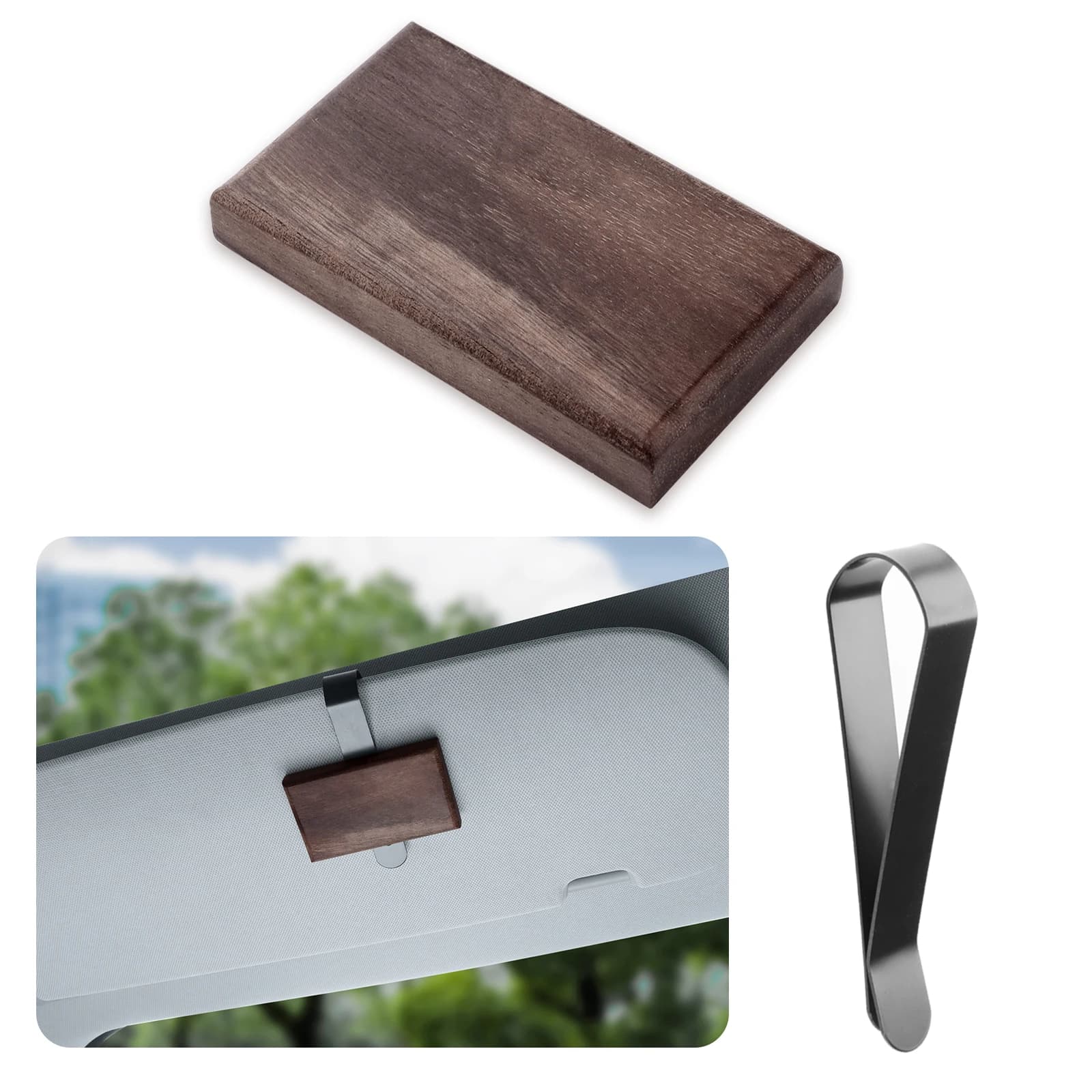 Désodorisant de voiture, petit diffuseur en bois, bloc de bois, recharge d'aromathérapie, odeur intérieure, éliminateur d'odeurs, accessoires cadeau