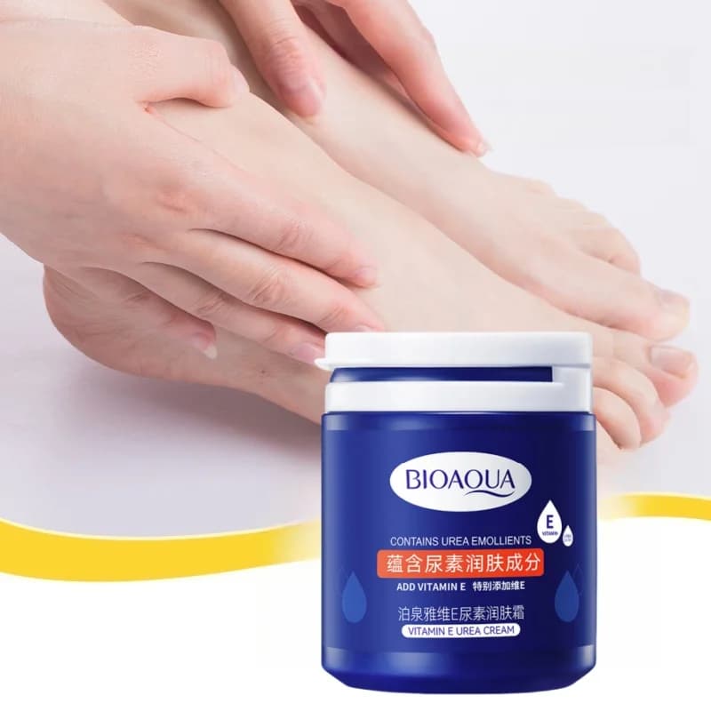 Crème hydratante à l'urée 170G/bouteille, crème pour les mains, crème pour les pieds, lotion pour le corps, formulée avec de la glycérine, de la vitamine E et d'autres ingrédients, hydrate en profonde