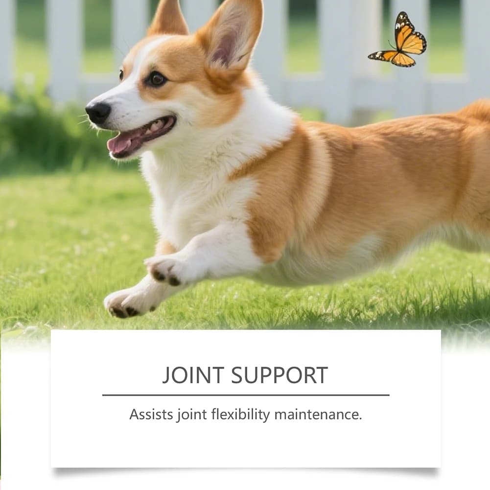 200g de friandises molles bio au curcuma pour chiens, avec curcumines, supplément articulaire au collagène, élimine les douleurs et l'inflammation des articulations