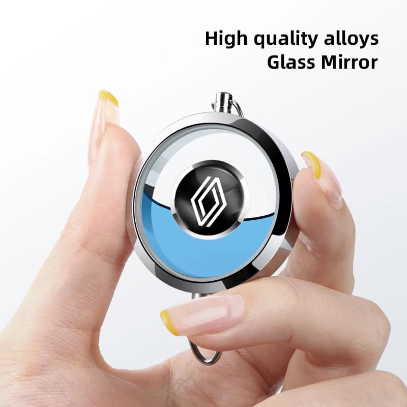 Diffuseur d'air de haute qualité avec logo de voiture, pendentif parfumé, rafraîchisseur d'air pour Renault Clio Koleos Megane Espace QM6 Kadjar Captur, porte-clés