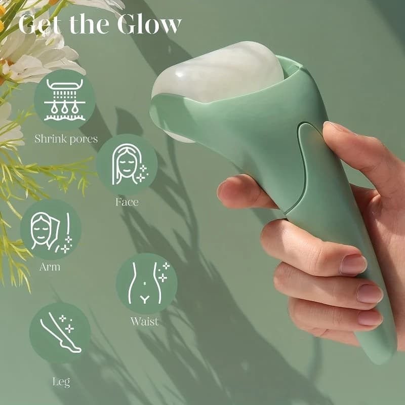Grand rouleau de glace/masseur outil de beauté de refroidissement du visage