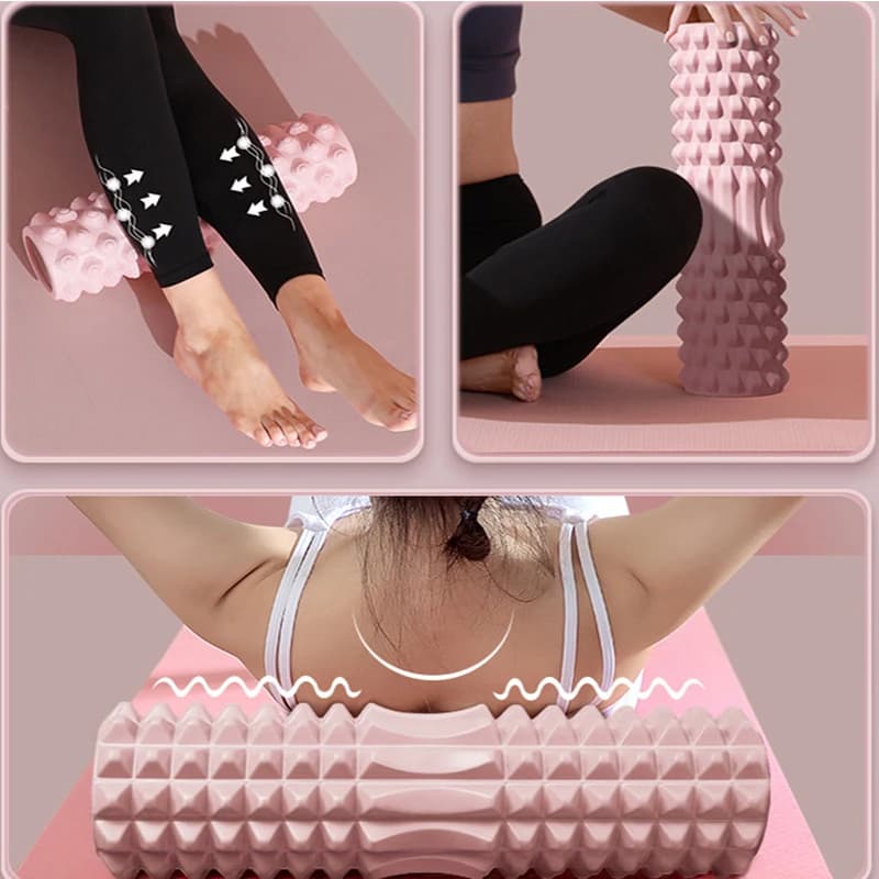 Rouleau en mousse de yoga de 45 cm