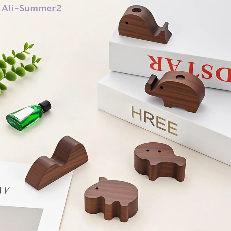 {MX} Diffuseur en bois en forme de Lion/éléphant/balète mignon