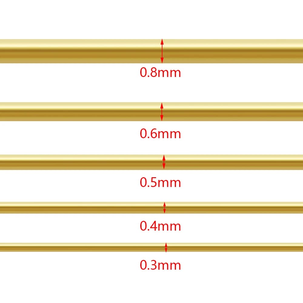 Fil de cuivre couleur or 15-100M/rouleau, pour bricolage, fournitures de fabrication de bijoux faits à la main, accessoires de bijoux, matériaux de perles, vente en gros