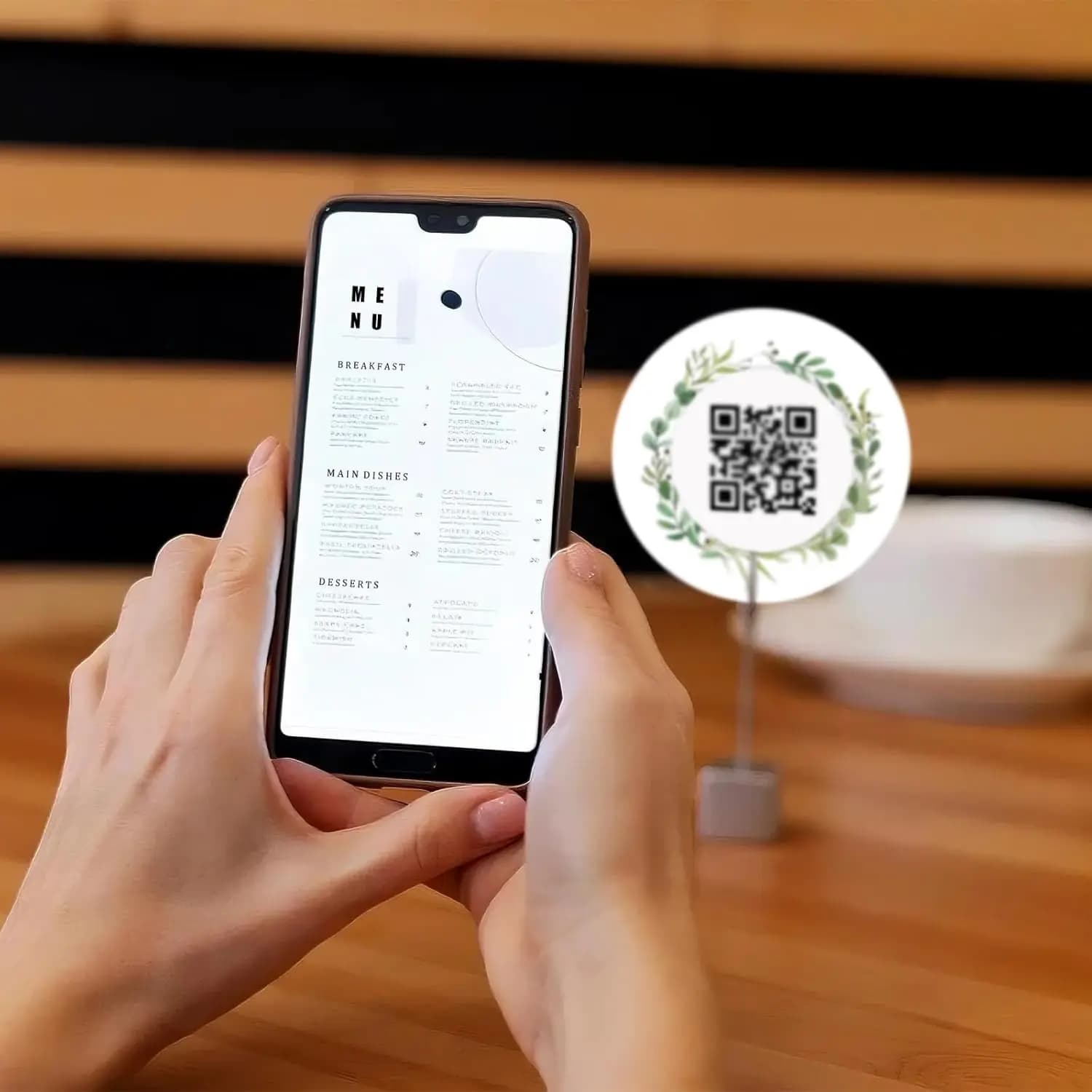 100-500 autocollants de code QR personnalisés étiquettes rondes en vinyle/transparent taille du rouleau en 4/5/6/9 cm